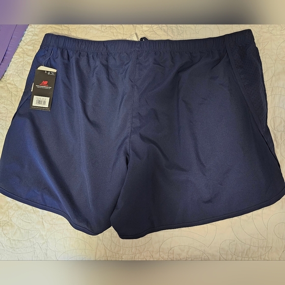 New Balance Navy Blue Polyester Active Shorts Women's Plus Size 2XL NWT - Picture 5 of 9